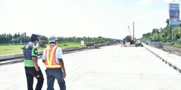 Progres pembangunan Frontage Road Sidoarjo | Ist