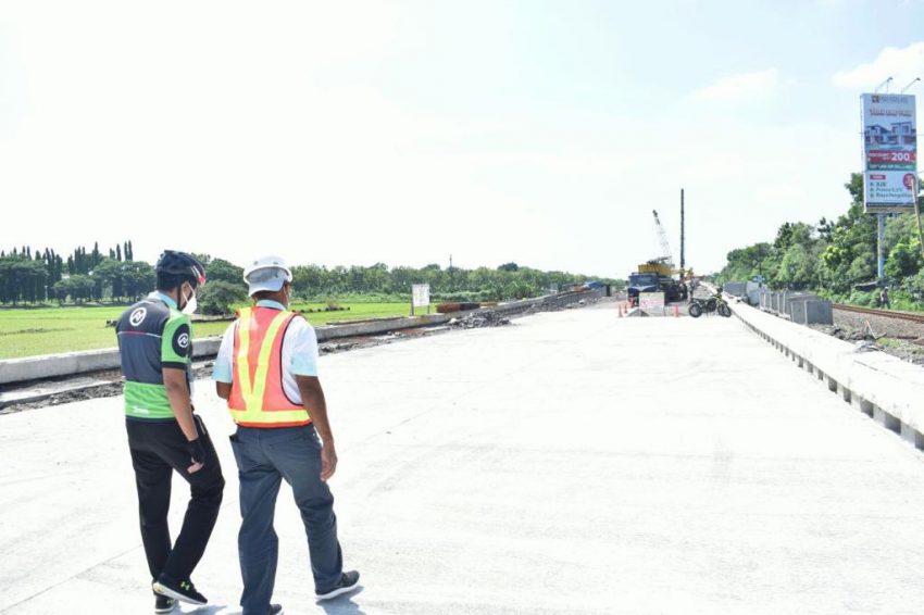 Progres pembangunan Frontage Road Sidoarjo | Ist