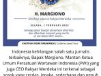 Margiono Mantan Ketua PWI Pusat Meninggal Dunia di RSPP Modular Jakarta