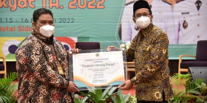 Pemkab Sidoarjo Geber Program Renovasi 2.000 Warung Rakyat