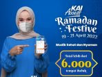 KAI Diskon Tiket dan Tarif Promo untuk Naik Kereta Api di Masa Angkutan Lebaran