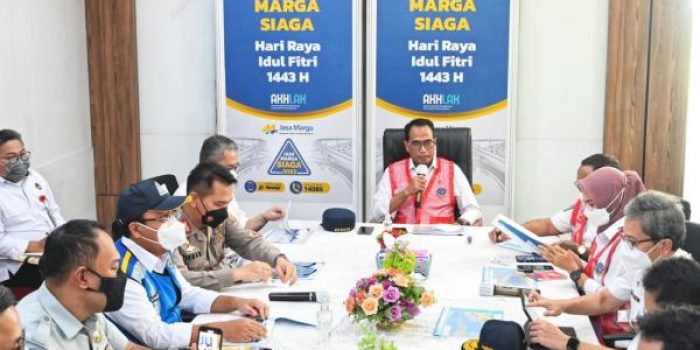 Kemenhub Simulasi Penerapan Rekayasa Lalu Lintas di Jalan Tol Cikampek