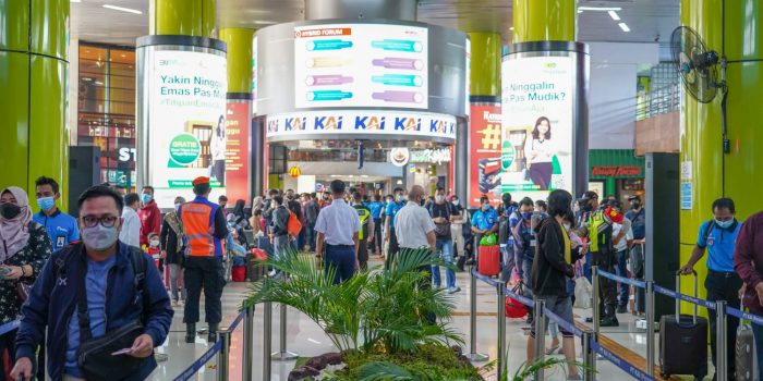 Puncak Arus Mudik, Tiket KA Jarak Jauh dari Jakarta Terjual 100%