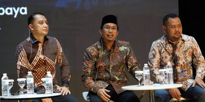 Tunjukkan Keberpihakannya Pada UMKM, Gus Muhdlor Lantang Suarakan Gerakan Belanja Produk Dalam Negeri di Surabaya Business Forum 2022
