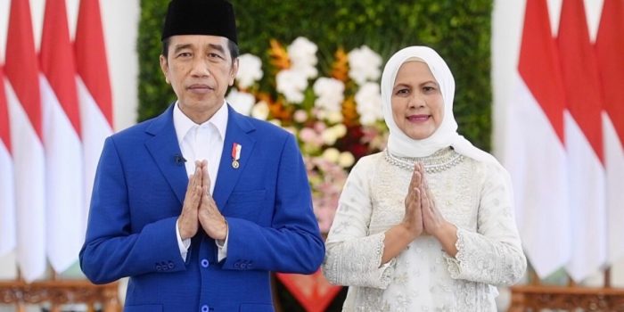 Presiden Jokowi dan Ibu Iriana Sampaikan Ucapan Selamat Idulfitri 1443 Hijriah