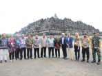 Kunjungi Candi Borobudur, Presiden Jerman Kagum Dengan Kemegahan Candi