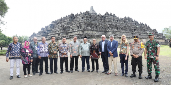 Kunjungi Candi Borobudur, Presiden Jerman Kagum Dengan Kemegahan Candi