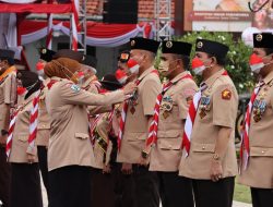 HUT Pramuka ke-61, Gubernur Khofifah Ingatkan Pengorbanan Pejuang RI