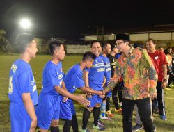 Lapangan Desa di Sidoarjo Ini Bisa Dibuat Main Bola Malam Hari, Lampunya Terang