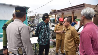 Pemkab Sidoarjo Mulai Lakukan Perbaikan Rumah Rusak Terdampak Puting Beliung Desa Sidokepung