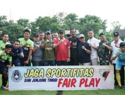 Gus Muhdlor Buka Turnamen Sepakbola Panser Cup XIV KIKAV 3/TSC