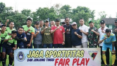Gus Muhdlor Buka Turnamen Sepakbola Panser Cup XIV KIKAV 3/TSC