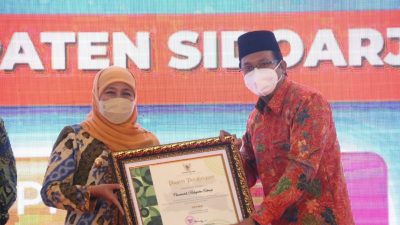 Pemkab Sidoarjo Mendapat Predikat “Cetar” Pada Jatim Bereucracy Fest 2022