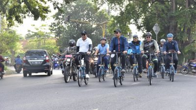 Forkopimda Sidoarjo Gowes Bareng