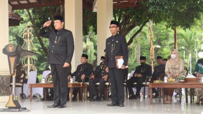 Pemkab Sidoarjo Upacara Peringati Hari Jadi ke -77 Provinsi Jawa Timur