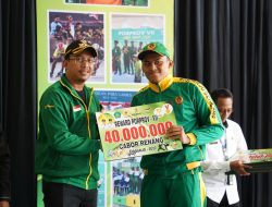 Gus Muhdlor Gelontor Bonus Atlet Sidoarjo Peraih Medali Di Porprov Jatim Ke VII