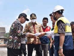 Dibuka Januari 2023, Bupati Gus Muhdlor Tinjau Proyek SMPN 2 Tulangan Progres Capai 90 Persen
