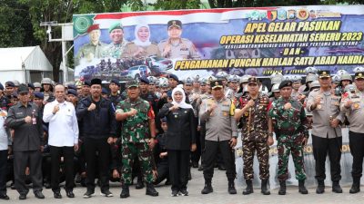 Apel Pengamanan Puncak Harlah 1 Abad NU Dijaga 4.500 Personil Gabungan