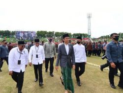 Presiden Jokowi Buka Resepsi Puncak 1 Abad NU di Kabupaten Sidoarjo