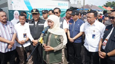 Gubernur Jatim Gelar Operasi Pasar Murah di Taman Sidoarjo, 10 Ton Beras Digelontorkan