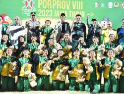 Tim Sepak Bola Putri Sidoarjo Sabet Medali Emas Porprov Jatim VIII 2023