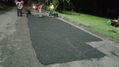 Pemkab Sidoarjo Langsung Lakukan Perbaikan Jalan 39 Ruas Titik