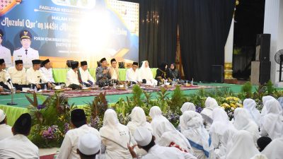 Bupati Sidoarjo Gus Muhdlor Peringati Malam Nuzulul Quran bersama FKKTPQ