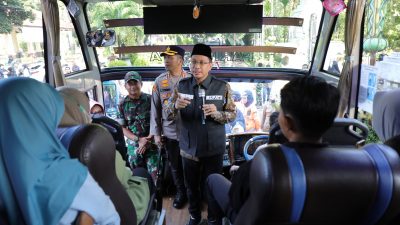 Bupati Sidoarjo Gus Muhdlor Berangkatkan 1.400 Peserta Mudik Gratis